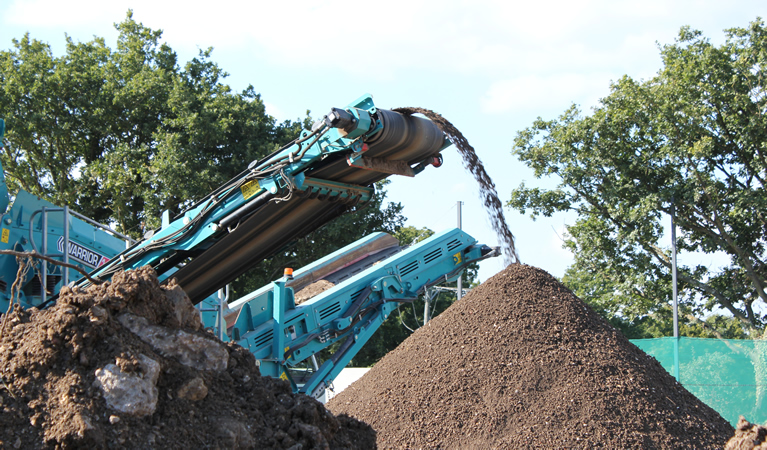 Building and construction waste recycling in Surrey Sussex and London