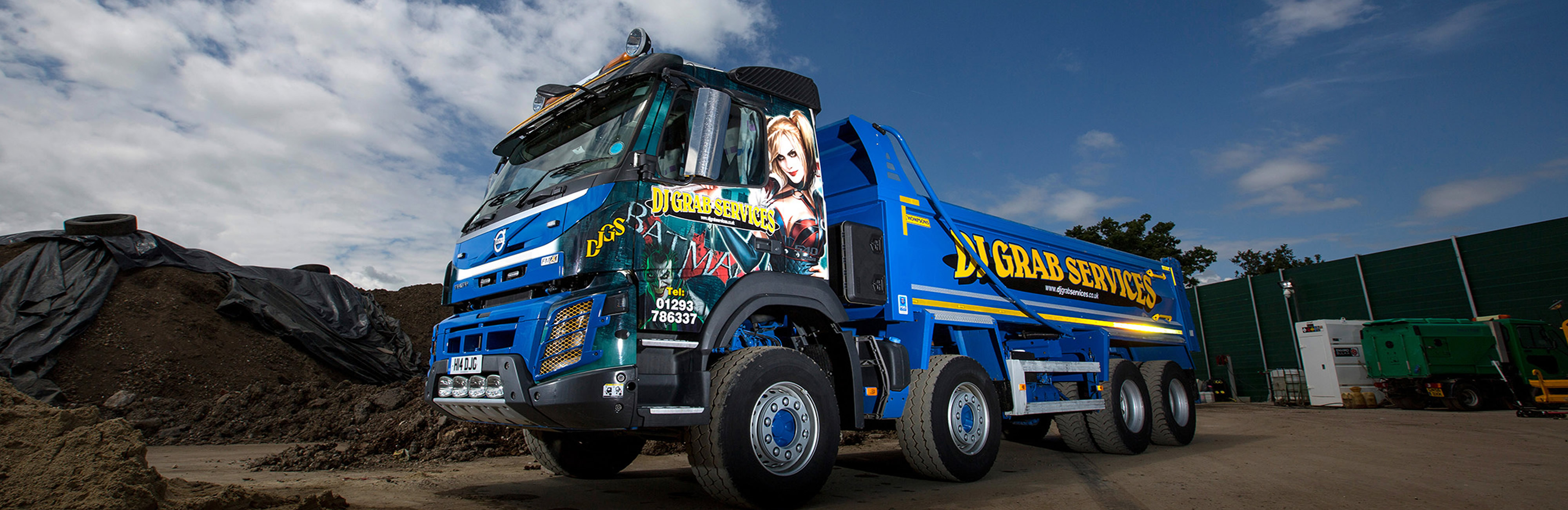Grab and Tipper lorry hire for Surrey Sussex and London